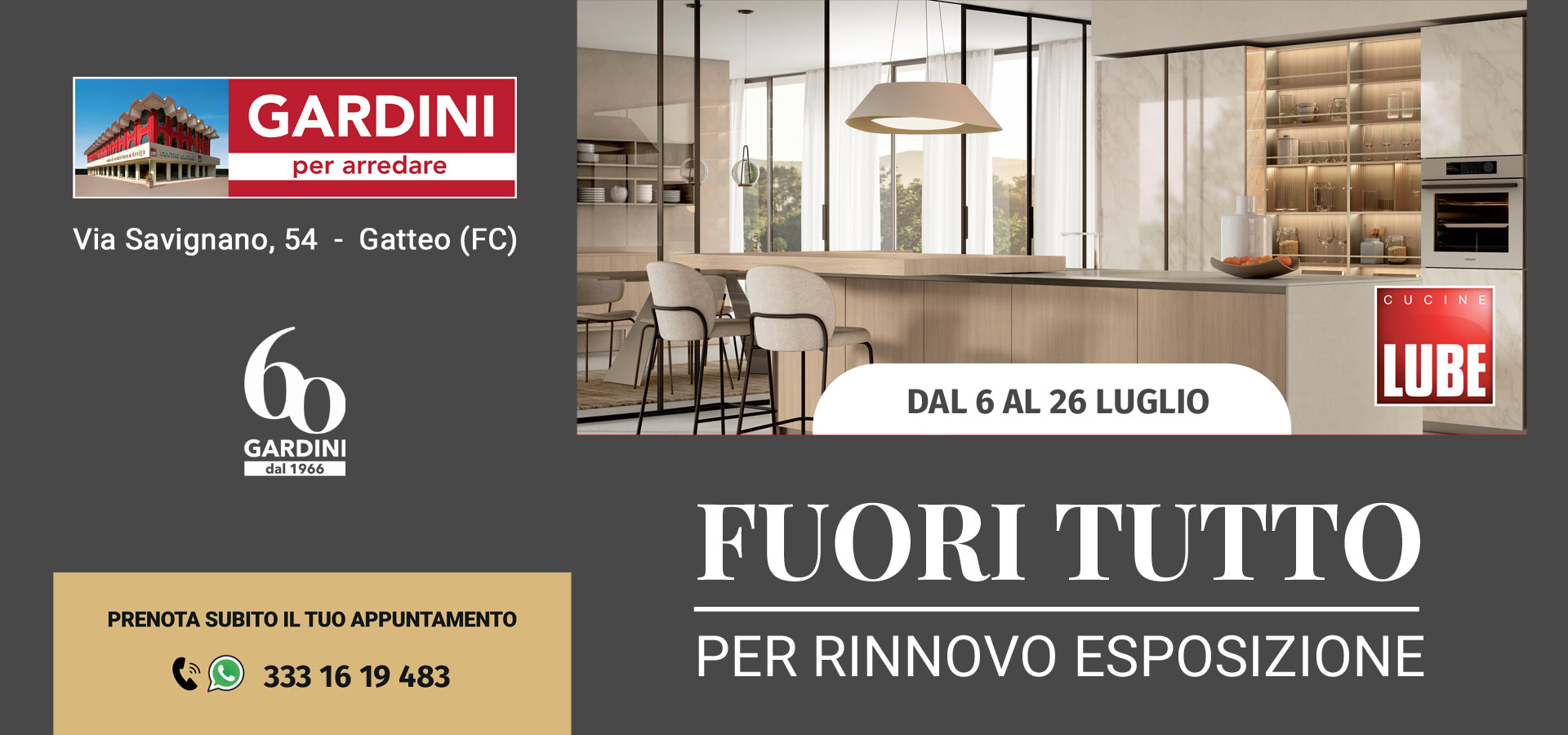 GXA fuoritutto luglio 2026